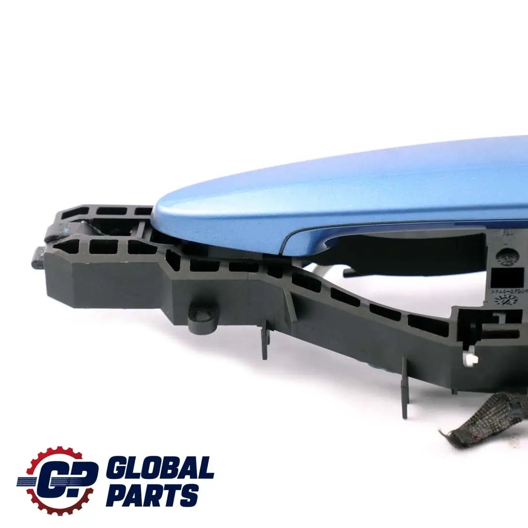 Left Outside Door Grab Handle N/S Estorilblau Blue to BMW 3 Series F30 F31 Rear with Part number 7242567 BMW 3 Series F30 F31 Rear Left Outside Door Grab Handle N/S Estorilblau Blue - SKU 7242567-EB1 - Part number 7242567