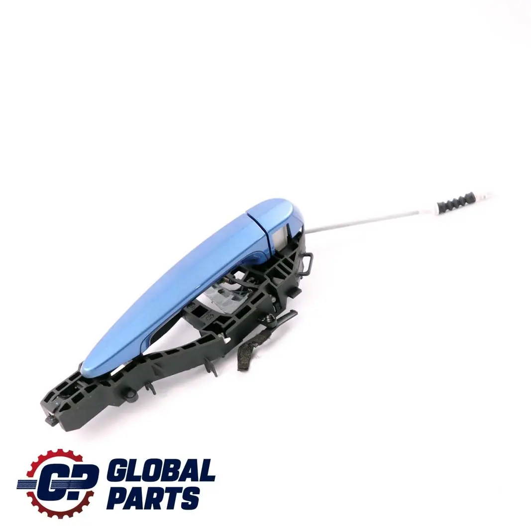BMW 3 Series F30 F31 Rear Left Outside Door Grab Handle N/S Estorilblau Blue - SKU 7242567-EB1 - Part number 7242567