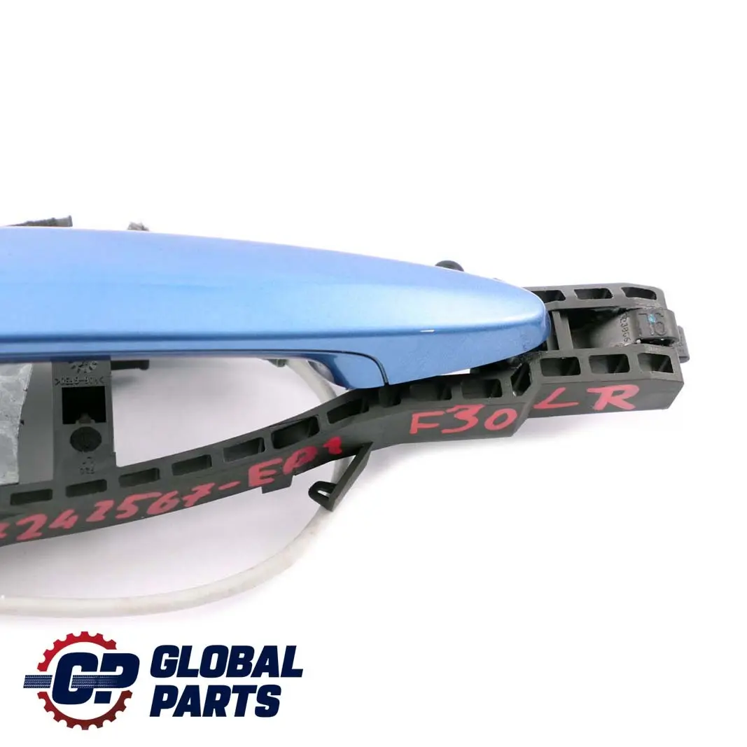 BMW F30 F31 Klamka Lewy Tył Tylna Estorilblau Blue - SKU 7242567-EB1 - Numer Części 7242567