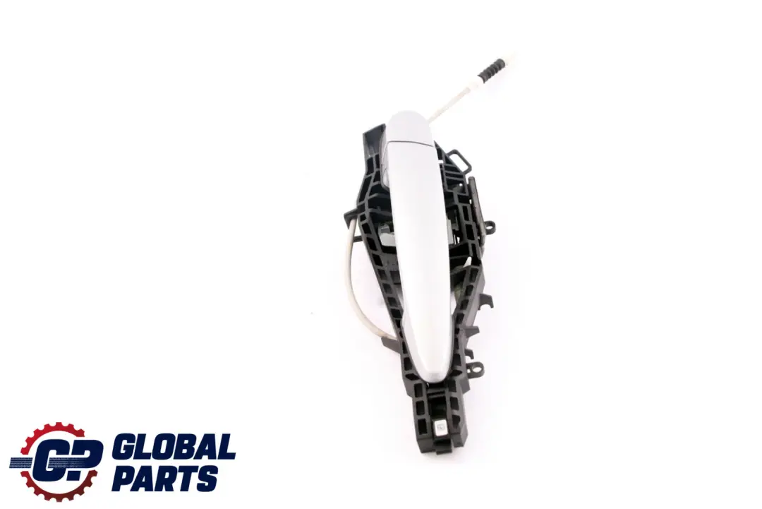 Left Outside Door Grab Handle N/S Glacier Silver to BMW F30 F80 M3 Rear with Part number 7242567 BMW F30 F80 M3 Rear Left Outside Door Grab Handle N/S Glacier Silver - SKU 7242567-GSB - Part number 7242567