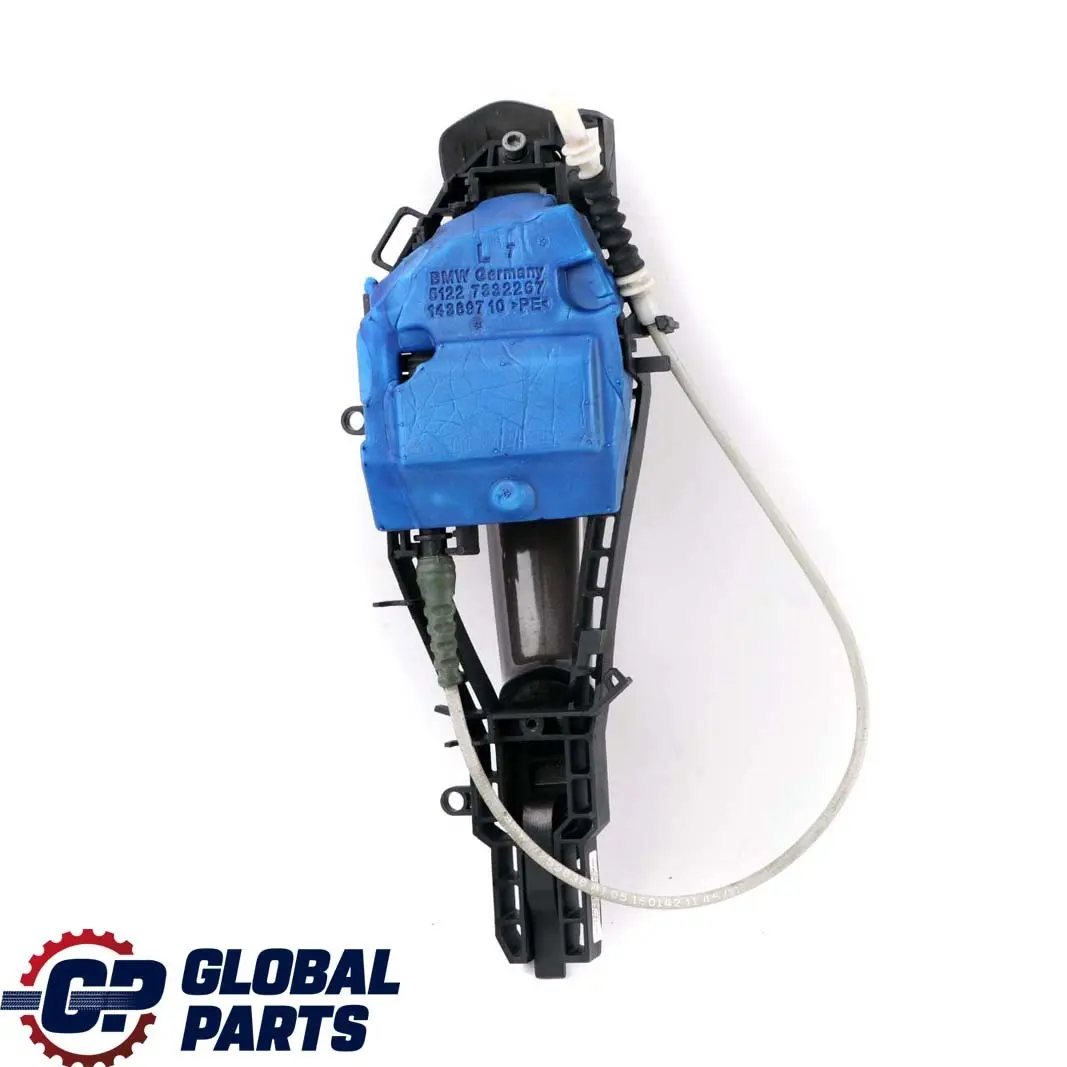 Left Outside Door Grab Handle N/S Mineral Grau Metallic B39 to BMW 3 F30 F31 Rear with Part number 7242567 BMW 3 F30 F31 Rear Left Outside Door Grab Handle N/S Mineral Grau Metallic B39 - SKU 7242567-MG - Part number 7242567