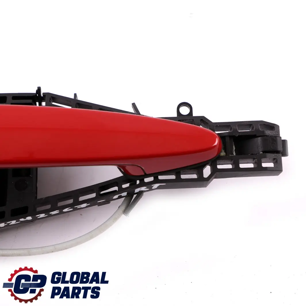 Left Outside Door Grab Handle N/S Melbourne Rot Red to BMW F30 F31 Rear with Part number 7242567 BMW F30 F31 Rear Left Outside Door Grab Handle N/S Melbourne Rot Red - SKU 7242567-MRT - Part number 7242567