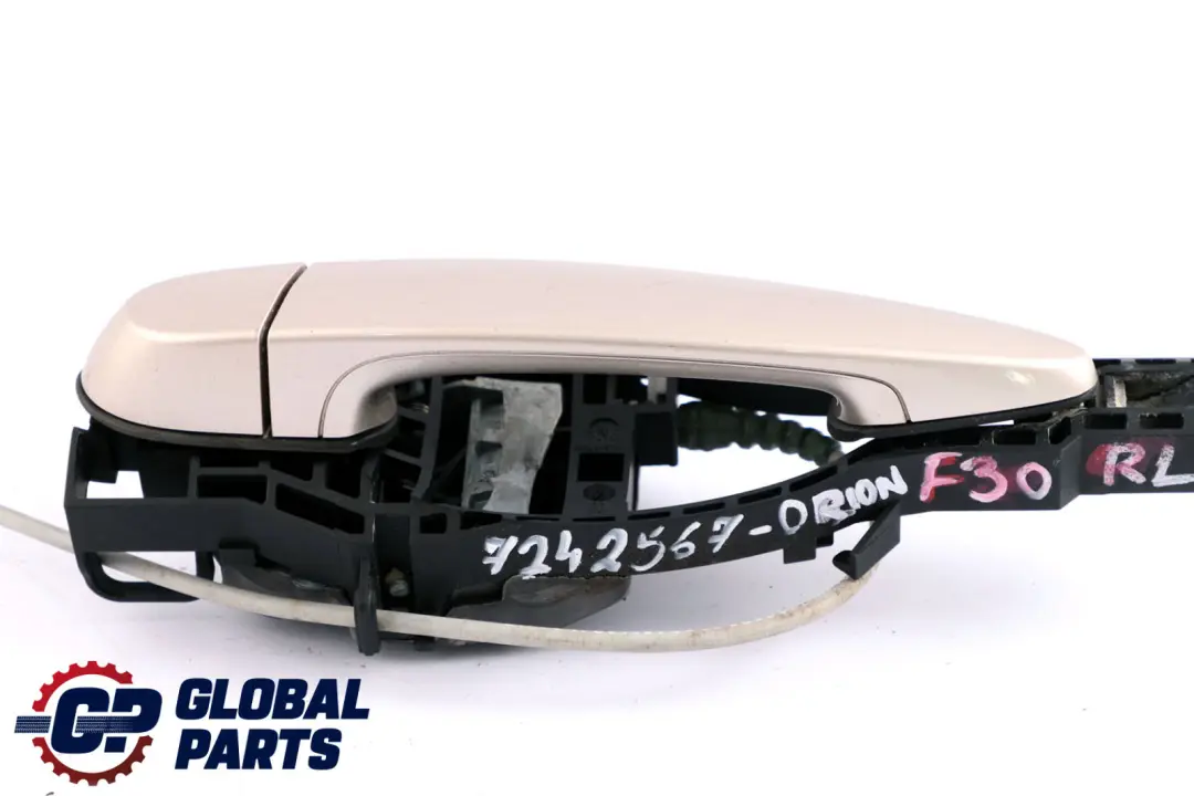 BMW 3 Series F30 F80 M3 Rear Left Outside Door Grab Handle N/S Orionsilber A92 - SKU 7242567-ORION - Part number 7242567