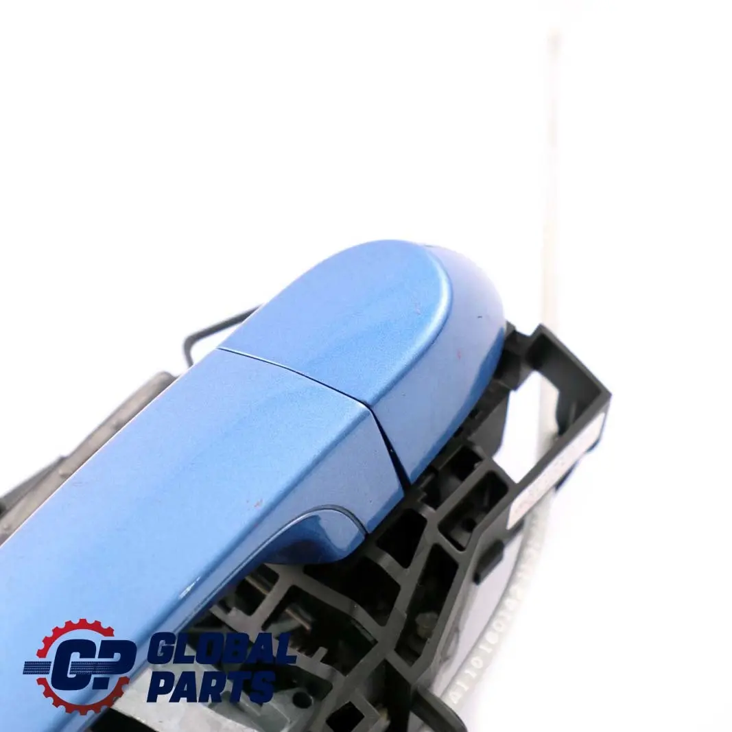 Right Outside Door Grab Handle O/S Estorilblau Blue to BMW 3 Series F30 F31 Rear with Part number 7242568 BMW 3 Series F30 F31 Rear Right Outside Door Grab Handle O/S Estorilblau Blue - SKU 7242568-EB - Part number 7242568