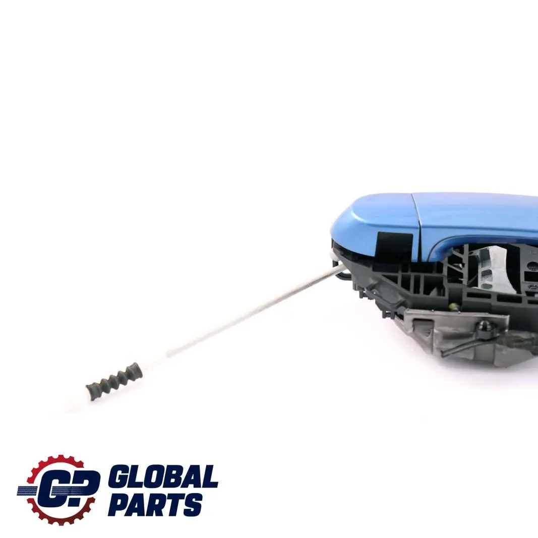 Right Outside Door Grab Handle O/S Estorilblau Blue to BMW 3 Series F30 F31 Rear with Part number 7242568 BMW 3 Series F30 F31 Rear Right Outside Door Grab Handle O/S Estorilblau Blue - SKU 7242568-EB - Part number 7242568