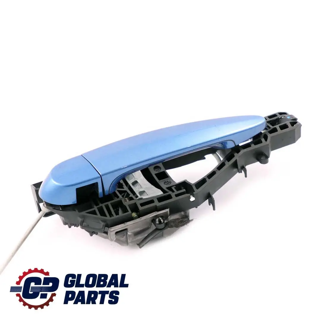 Right Outside Door Grab Handle O/S Estorilblau Blue to BMW 3 Series F30 F31 Rear with Part number 7242568 BMW 3 Series F30 F31 Rear Right Outside Door Grab Handle O/S Estorilblau Blue - SKU 7242568-EB - Part number 7242568