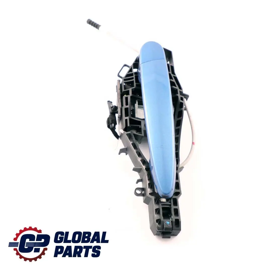 Right Outside Door Grab Handle O/S Estorilblau Blue to BMW 3 Series F30 F31 Rear with Part number 7242568 BMW 3 Series F30 F31 Rear Right Outside Door Grab Handle O/S Estorilblau Blue - SKU 7242568-EB - Part number 7242568