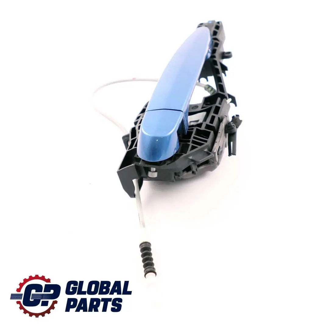 Right Outside Door Grab Handle O/S Estorilblau Blue to BMW 3 Series F30 F31 Rear with Part number 7242568 BMW 3 Series F30 F31 Rear Right Outside Door Grab Handle O/S Estorilblau Blue - SKU 7242568-EB - Part number 7242568