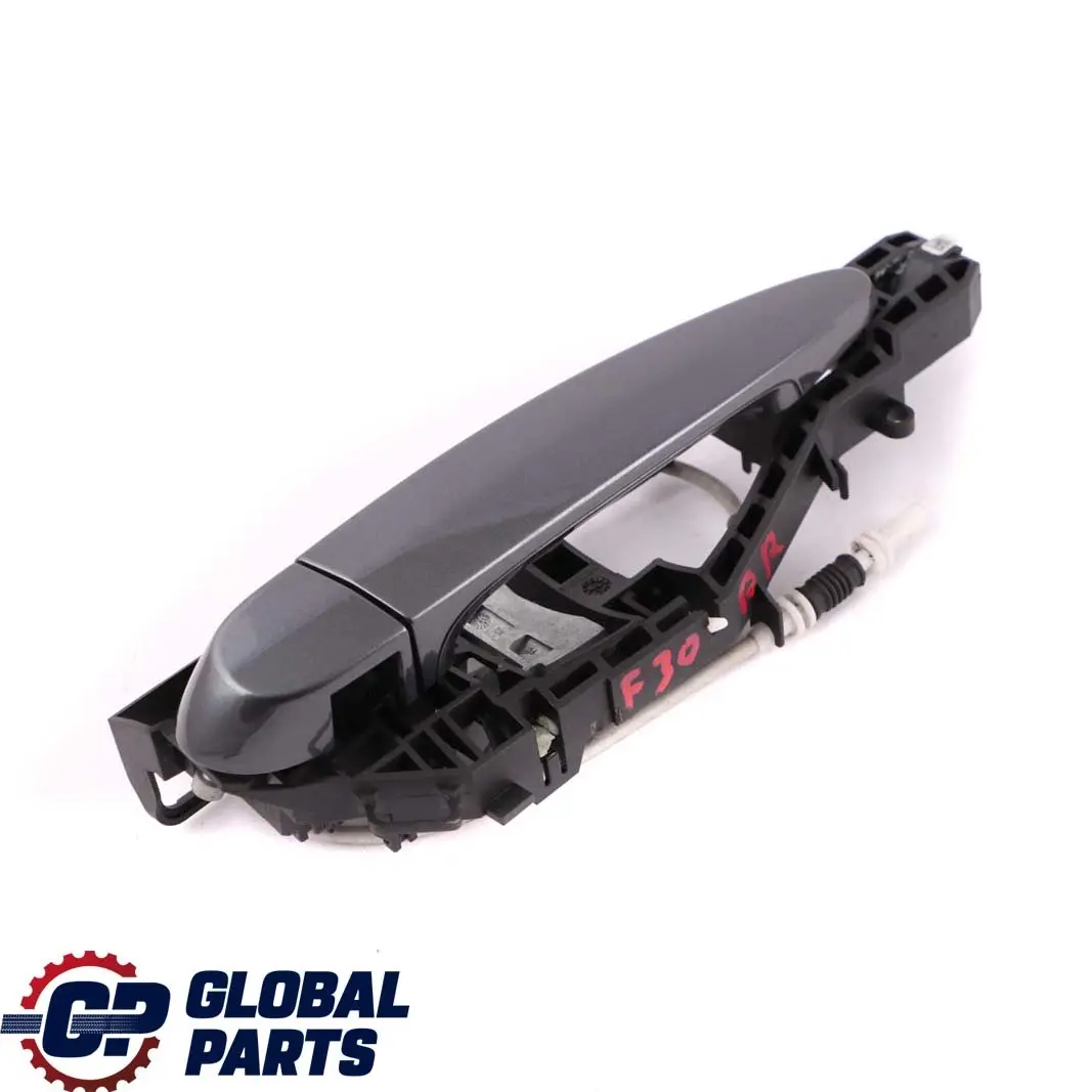 Griffbügel Hinten Rechts Mineral Grau Metallic B39 für BMW 3 er F30 F31 mit Teilenummer 7242568 BMW 3 er F30 F31 Griffbügel Hinten Rechts Mineral Grau Metallic B39 - SKU 7242568-MG - Teilenummer 7242568