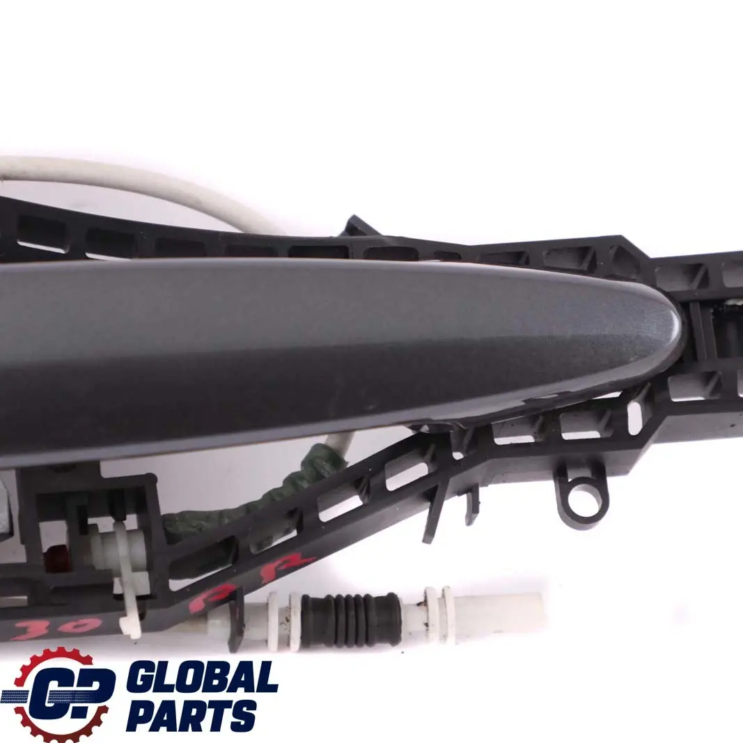 BMW F30 F31 Klamka Zewnetrzna Drzwi Tył Prawy Szara - SKU 7242568-MG - Numer Części 7242568