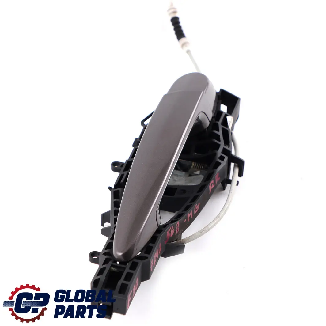 Right Outside Door Grab Handle O/S Mineral Grey Metallic to BMW 3 F30 F31 1 Rear with Part number 7242568 BMW 3 F30 F31 1 Rear Right Outside Door Grab Handle O/S Mineral Grey Metallic - SKU 7242568-MG1 - Part number 7242568
