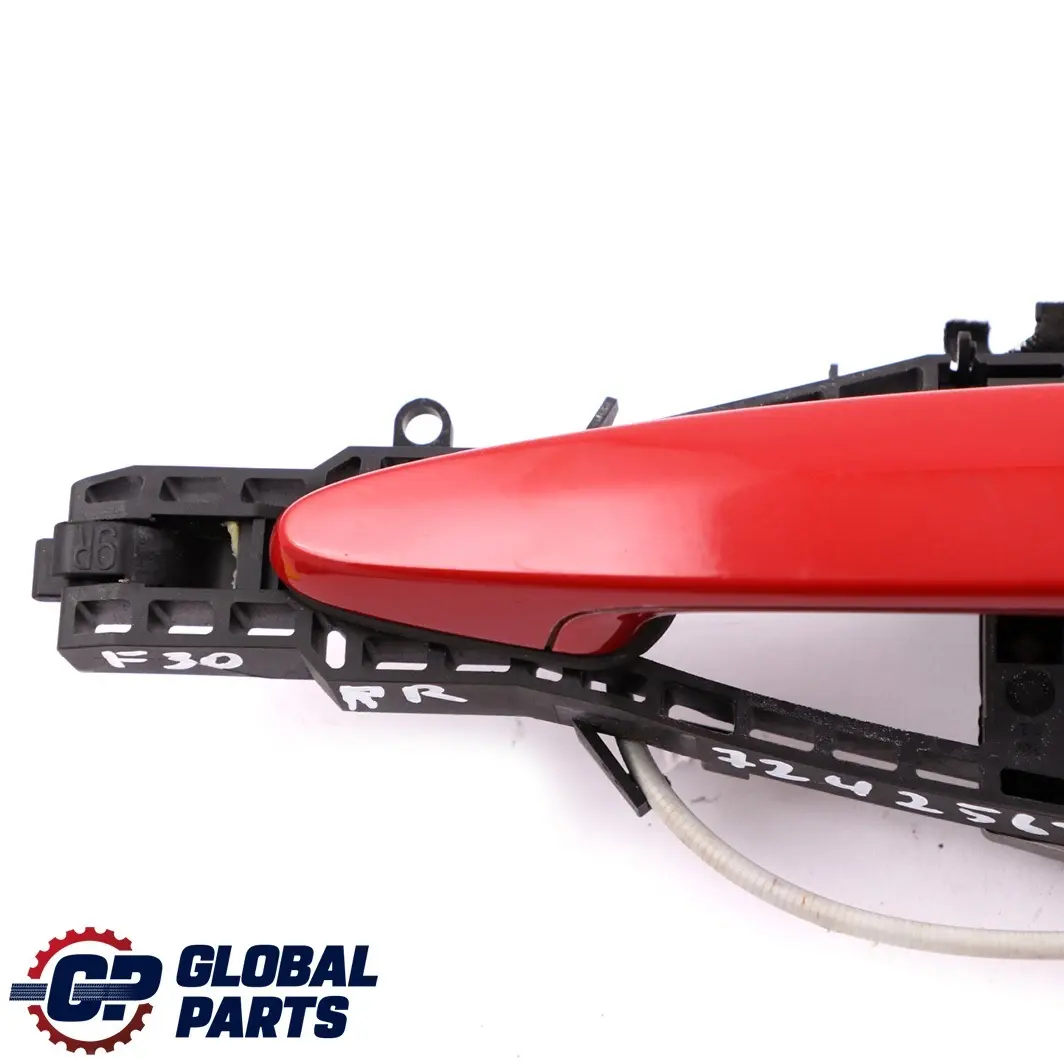 BMW 3 F30 F31 Rear Right Outside Door Grab Handle O/S Melbourne Rot Red A75 - SKU 7242568-MRT - Part number 7242568