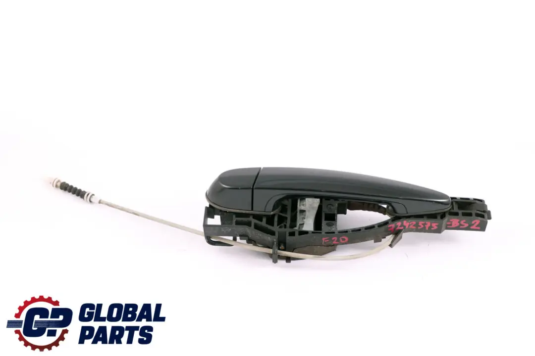 BMW F20 LCI Complete Front Left Grab Handle N/S Black Sapphire 475 - SKU 7242575-BS2 - Part number 7242575