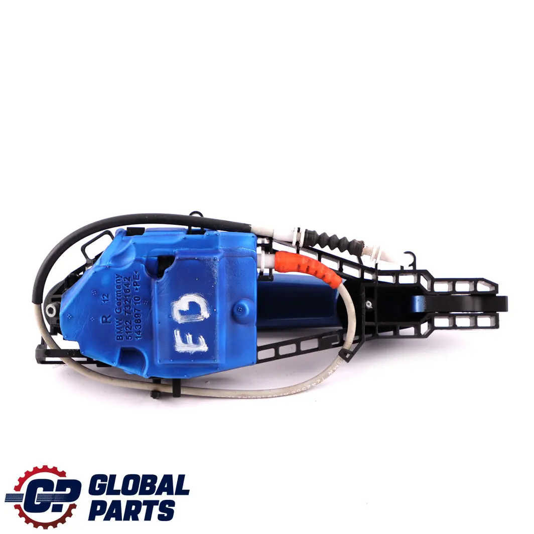 BMW 1 er F20 LCI Kompletter Haltegriff Hinten Rechts Estorilblau B45 Blau - SKU 7242575-EB1 - Teilenummer 7242575