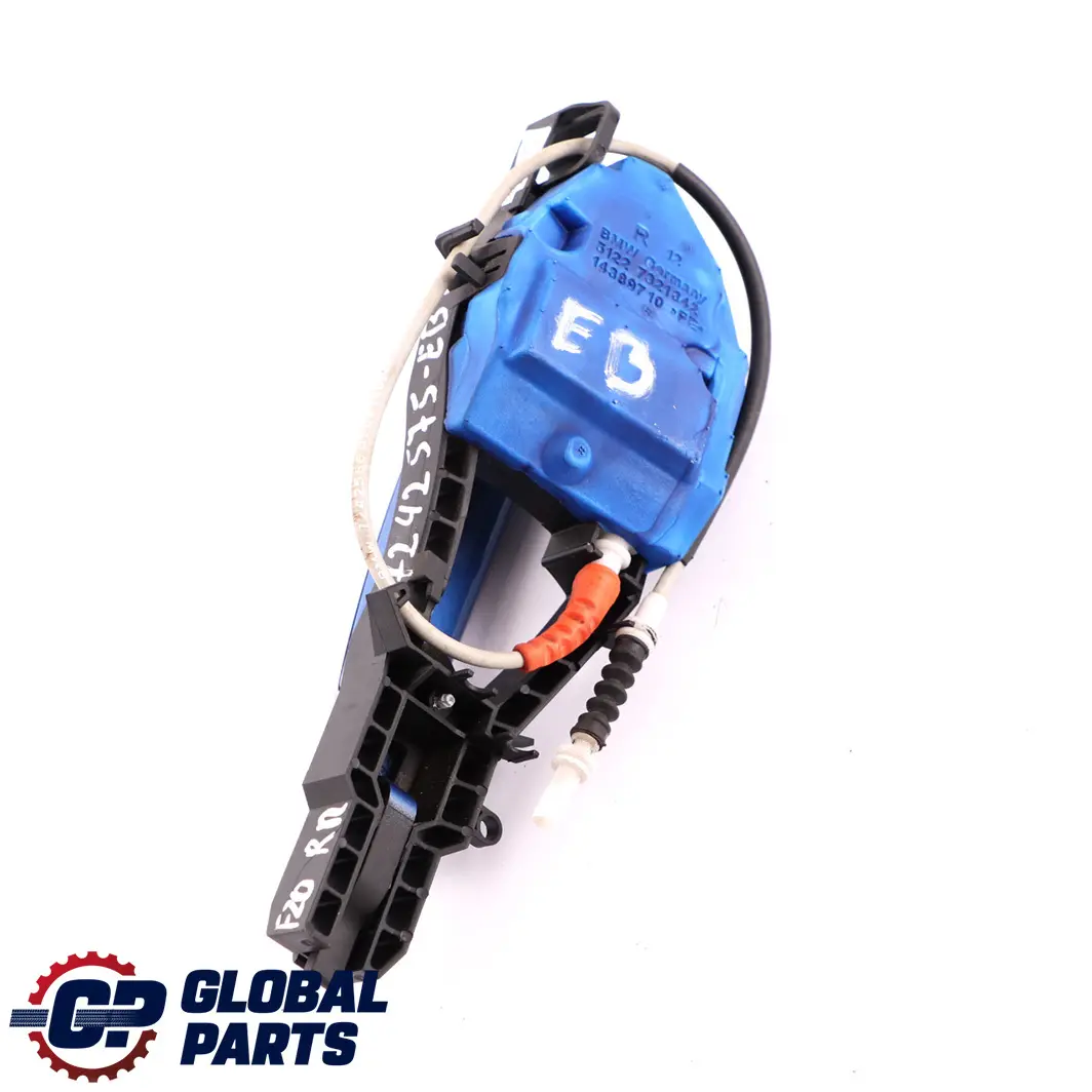 BMW 1 er F20 LCI Kompletter Haltegriff Hinten Rechts Estorilblau B45 Blau - SKU 7242575-EB1 - Teilenummer 7242575