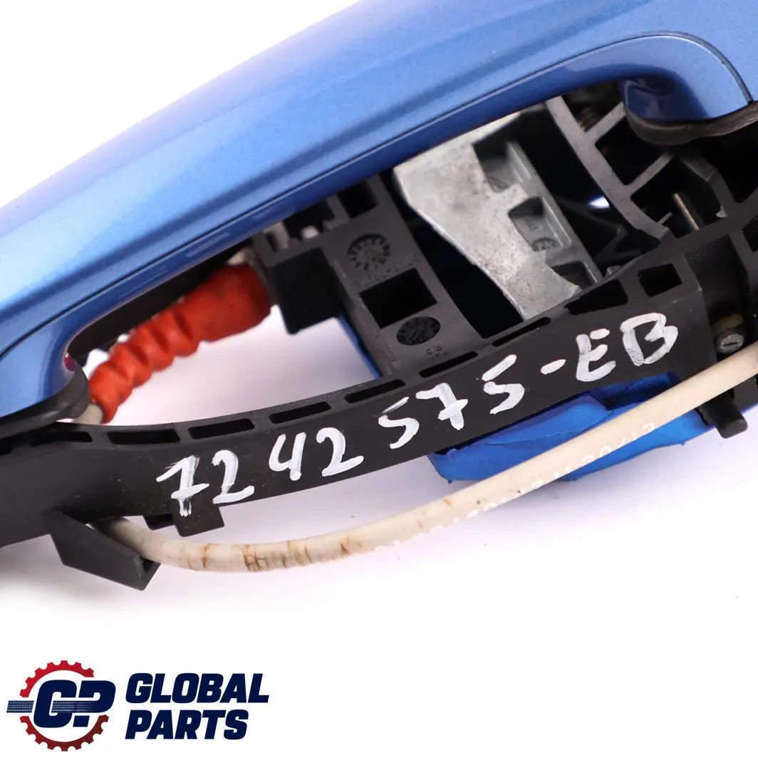 Right Grab Handle O/S Estorilblau Estoril Blue B45 to BMW 1 Series F20 LCI Rear with Part number 7242575 BMW 1 Series F20 LCI Rear Right Grab Handle O/S Estorilblau Estoril Blue B45 - SKU 7242575-EB1 - Part number 7242575