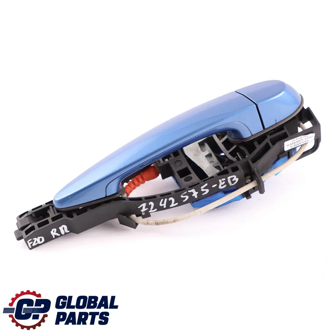 BMW 1 er F20 LCI Kompletter Haltegriff Hinten Rechts Estorilblau B45 Blau - SKU 7242575-EB1 - Teilenummer 7242575