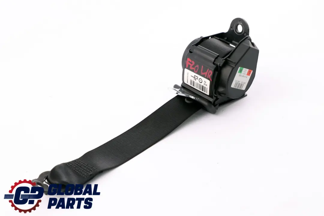 BMW 1 3 Series F20 F30 Rear Seat Left Right N/O/S Upper Outer Belt Black - SKU 7243309 - Part number 7243309