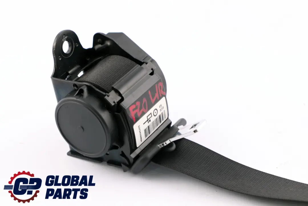 BMW 1 3 Series F20 F30 Rear Seat Left Right N/O/S Upper Outer Belt Black - SKU 7243309 - Part number 7243309