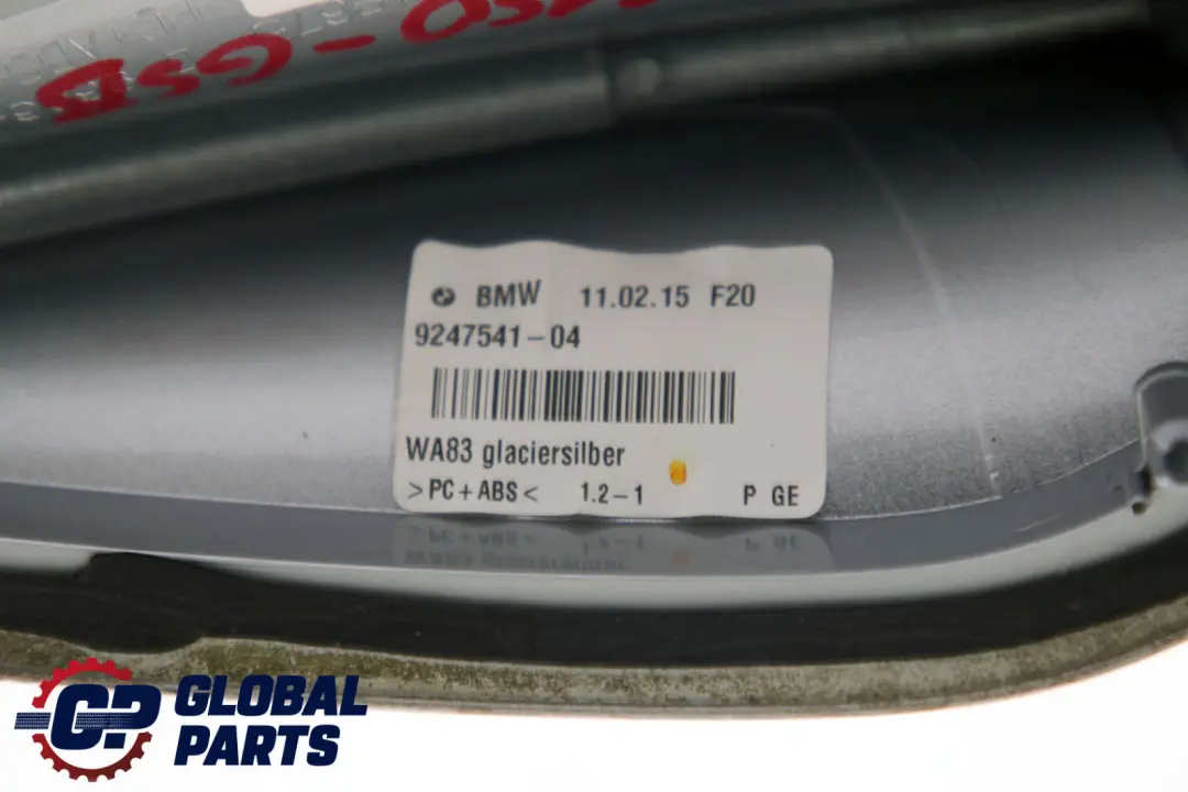 BMW 1 3 F20 F21 F31 F34 Boîtier vide pour antenne de toit Glacier Silber - SKU 7244033-GSB - Numéro de pièce 2218150
