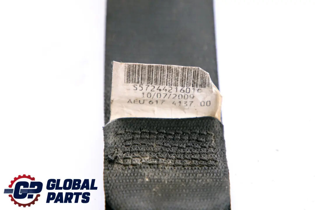 Bench Couch Middle Centre Seat Belt Seatbelt Black to BMW 1 Series E87 Rear Seat with Part number 7244216 BMW 1 Series E87 Rear Seat Bench Couch Middle Centre Seat Belt Seatbelt Black - SKU 7244216 - Part number 7244216