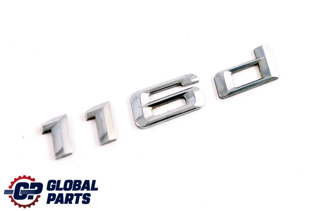  Veritable BMW 1 Serie E81 E87 LCI F20 F21 Embleme Adhered Arriere 116d Diesel - SKU 7244595 - Numéro de pièce 7244595