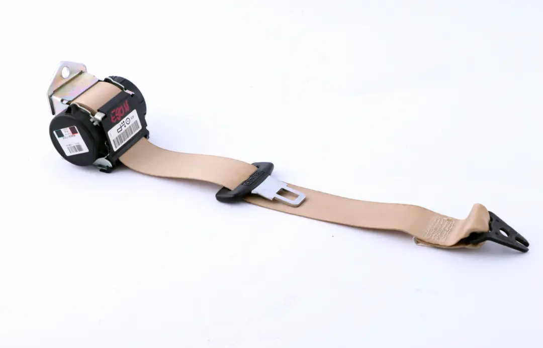 Centre Upper Belt Beige to BMW 3 Series E90 LCI E90N Rear with Part number 7245603 BMW 3 Series E90 LCI E90N Rear Centre Upper Belt Beige - SKU 7245603 - Part number 7245603
