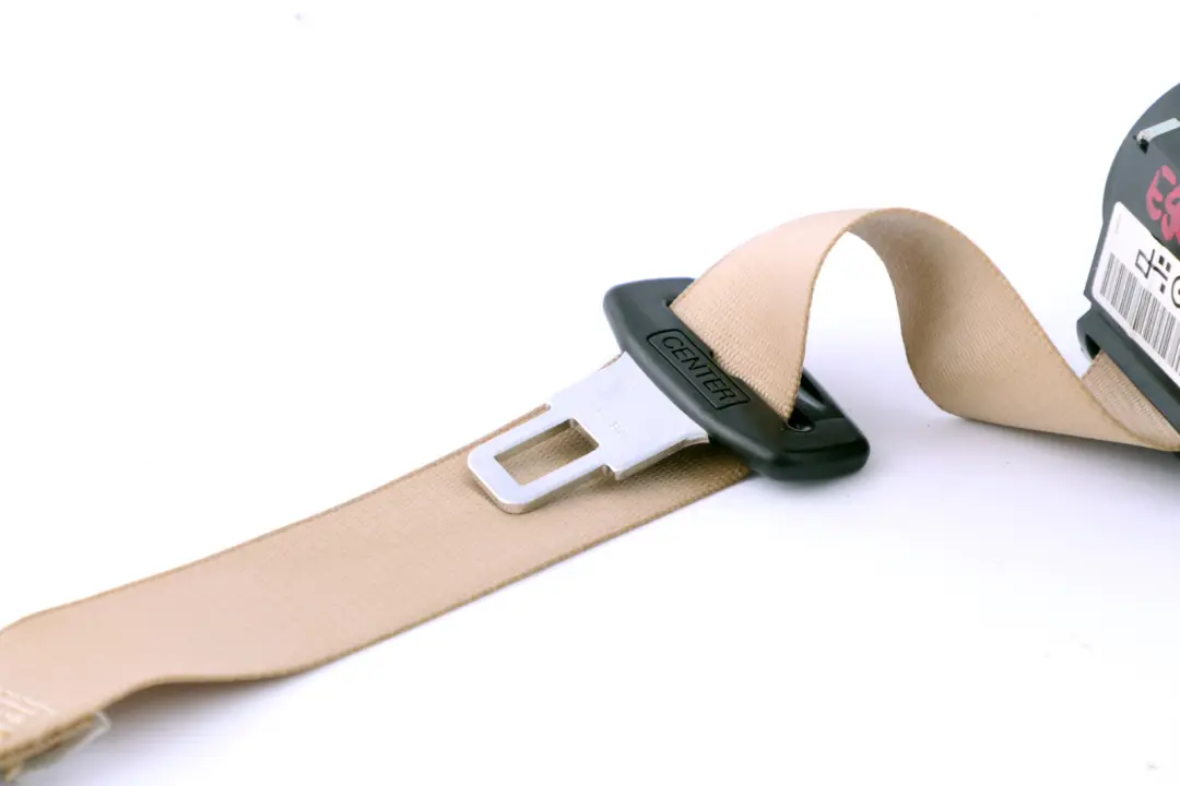 Centre Upper Belt Beige to BMW 3 Series E90 LCI E90N Rear with Part number 7245603 BMW 3 Series E90 LCI E90N Rear Centre Upper Belt Beige - SKU 7245603 - Part number 7245603