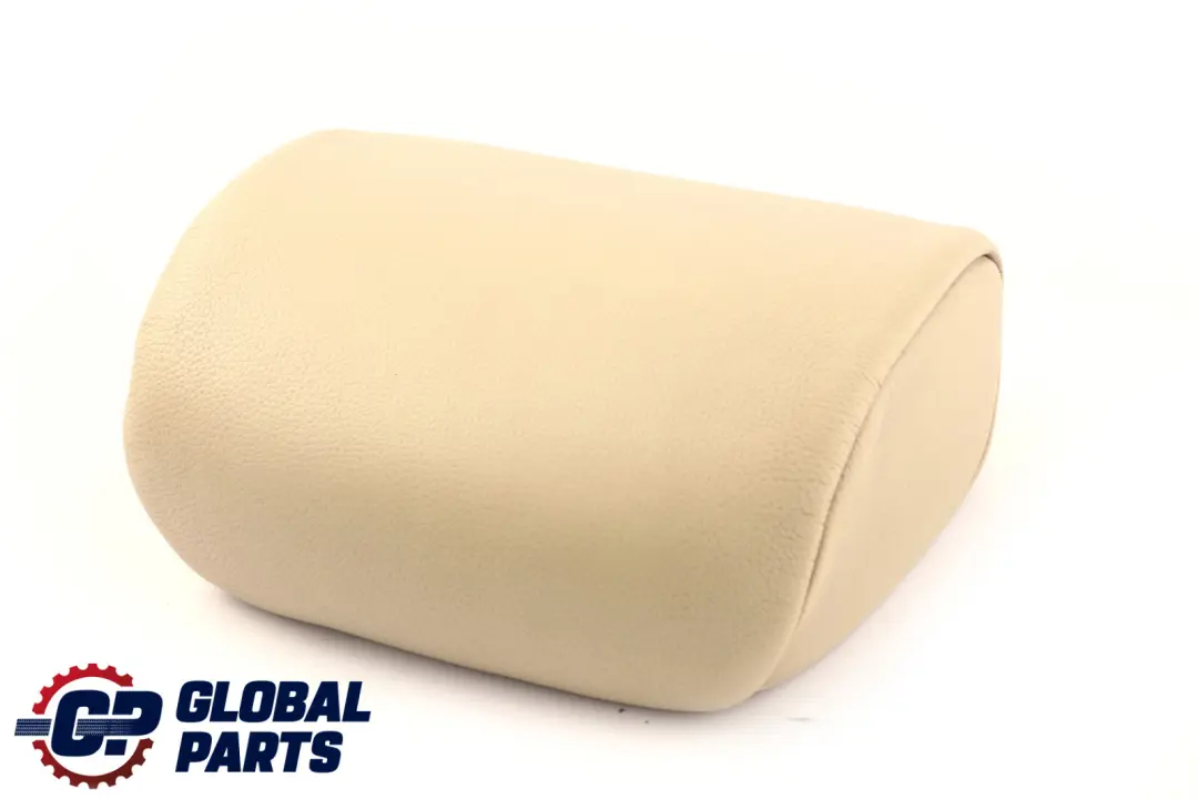 Cream Beige Leather Headrest to BMW E93 Convertible Rear Seat with Part number 7246448 BMW E93 Convertible Rear Seat Cream Beige Leather Headrest - SKU 7246448 - Part number 7246448