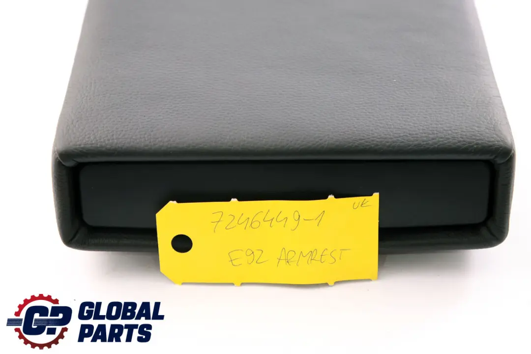 BMW 3 Series E90 E91 E92 1 Rear Seat Middle Armrest Leather Black - SKU 7246449-1 - Part number 7246449