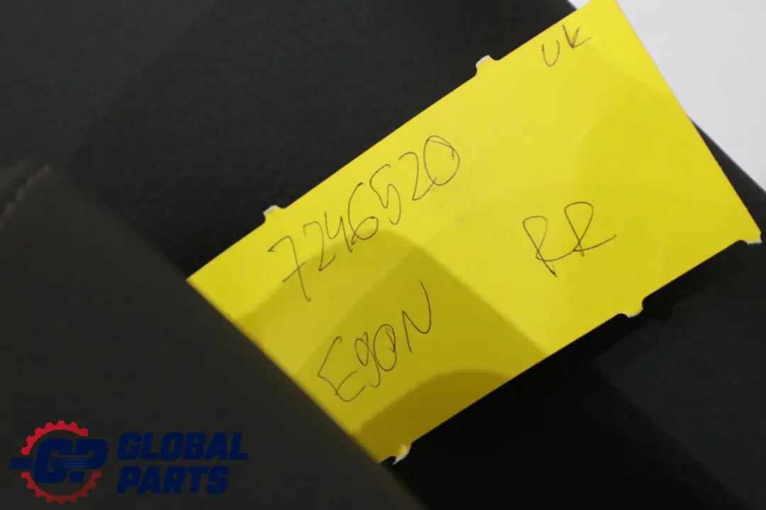 BMW E90 LCI Oparcie Kanapy Siedzenie Fotel Prawy Tył Czarna Skóra - SKU 7246520 - Numer Części 7246520