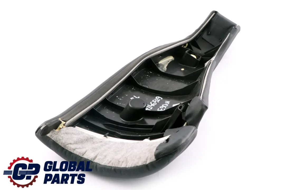 BMW E90 LCI Seitliche Verkleidung Abdeckung Hinten Links Sitz Schwarz Leder - SKU 7246529 - Teilenummer 7246529