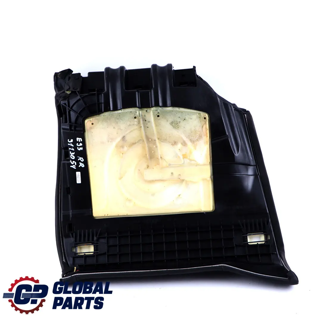 Right Seat O/S Cover Couch Leather Black to BMW 3 E93 Cabrio Convertible Rear with Part number 7246642 BMW 3 E93 Cabrio Convertible Rear Right Seat O/S Cover Couch Leather Black - SKU 7246642 - Part number 7246642