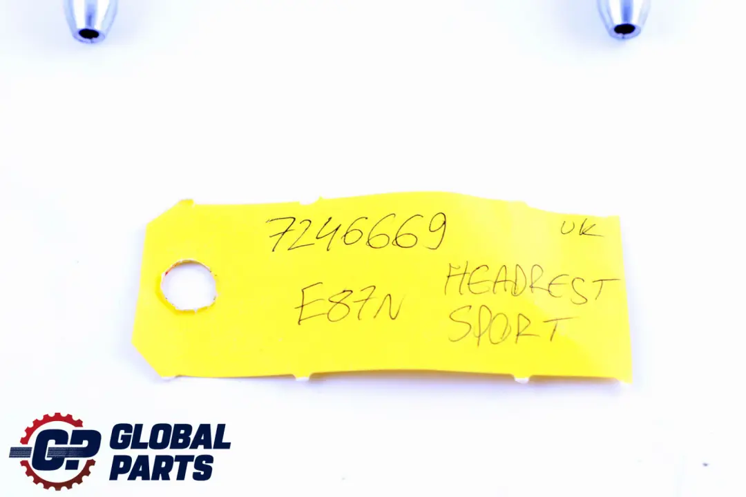 Sedile Anteriore Poggiatesta Pelle Nero per BMW E81 E87 LCI Sport con numero di parte 7246669 BMW E81 E87 LCI Sport Sedile Anteriore Poggiatesta Pelle Nero - SKU 7246669 - Numero di parte 7246669