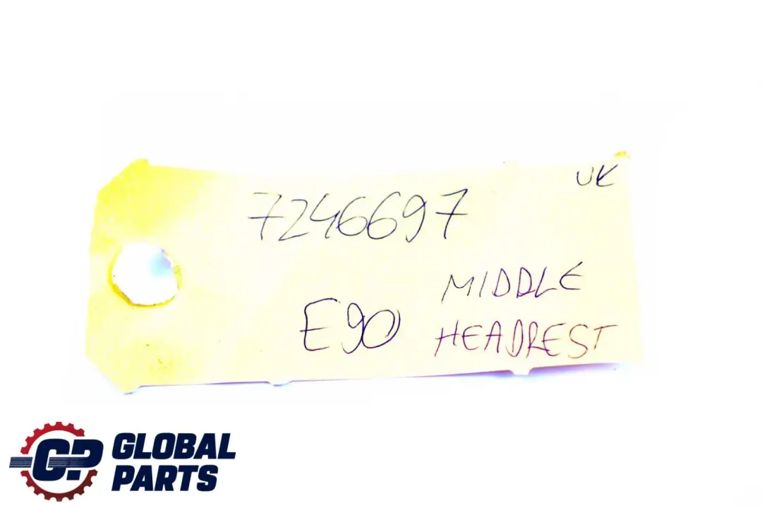 Asiento Trasero Cuero Plegable Reposacabezas Central Negro para BMW E87 LCI E90 E91 con número de pieza 7246697 BMW E87 LCI E90 E91 Asiento Trasero Cuero Plegable Reposacabezas Central Negro - SKU 7246697 - Número de pieza 7246697