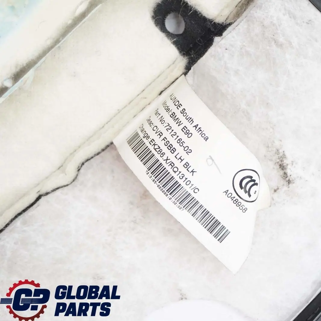 Housse de dossier de siège avant gauche Cuir noir Dakot pour BMW E90 E91 LCI à propos du numéro de pièce 7246799 BMW E90 E91 LCI Housse de dossier de siège avant gauche Cuir noir Dakot - SKU 7246799-2 - Numéro de pièce 7246799