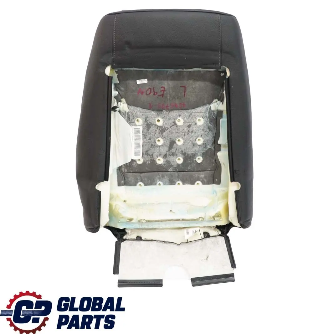 Rivestimento schienale anteriore sinistro pelle nera Dakota per BMW E90 LCI con numero di parte 7246799 BMW E90 LCI Rivestimento schienale anteriore sinistro pelle nera Dakota - SKU 7246799-2 - Numero di parte 7246799