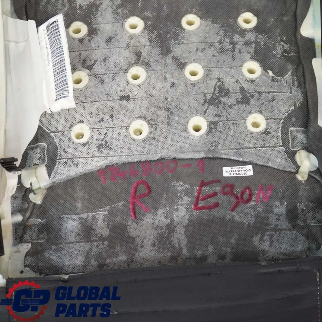 Front Right O/S Seat Backrest Cover Black Leather Dakota to BMW E90 E91 LCI with Part number 7246800 BMW E90 E91 LCI Front Right O/S Seat Backrest Cover Black Leather Dakota - SKU 7246800-1 - Part number 7246800