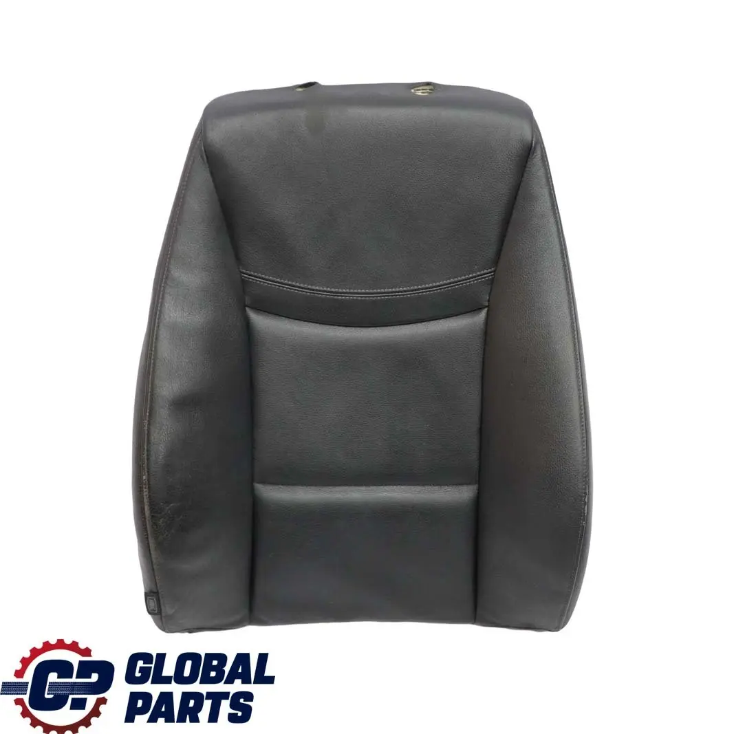 BMW E90 E91 LCI Front Right O/S Seat Backrest Cover Black Leather Dakota - SKU 7246800-1 - Part number 7246800