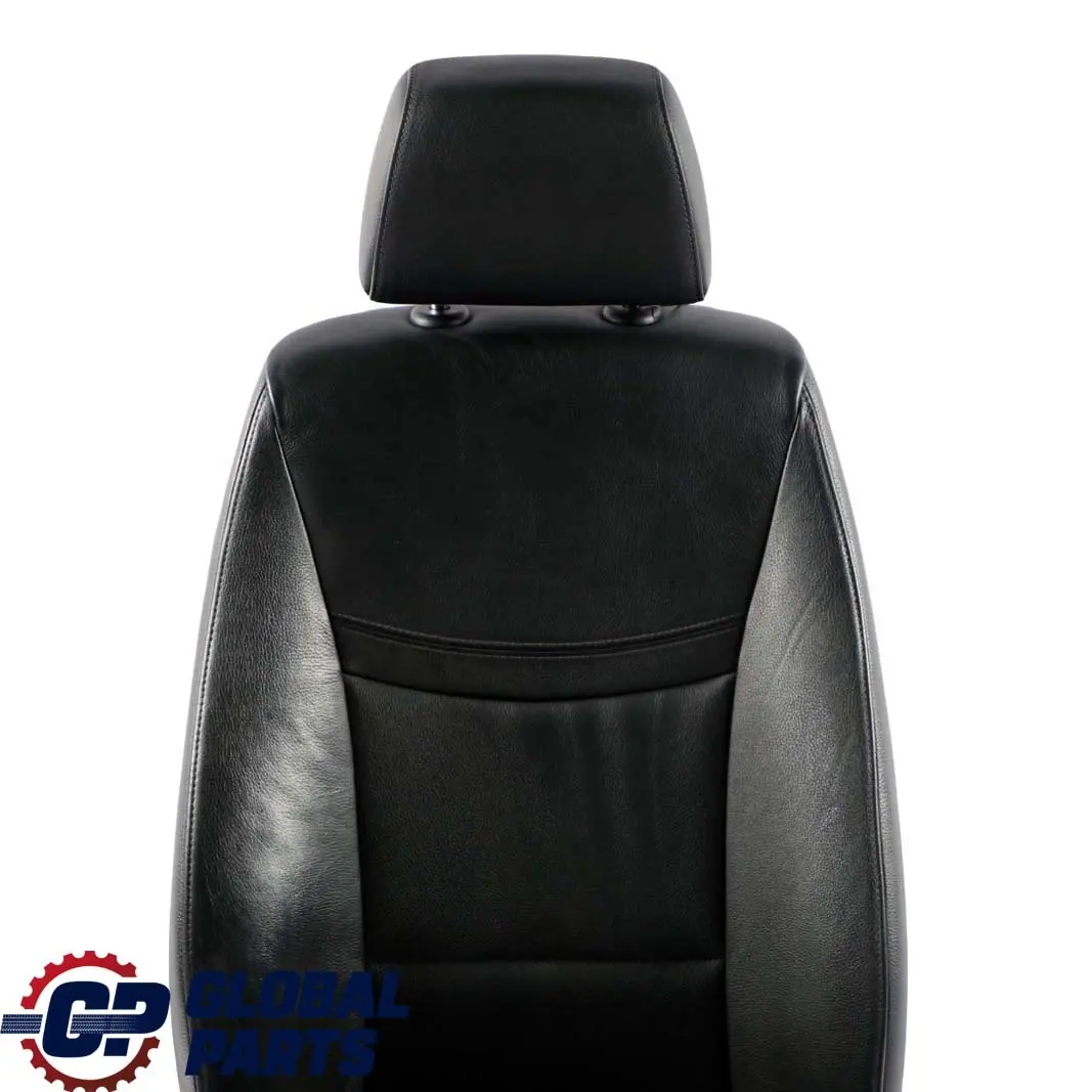 BMW E90 E91 LCI Negro Interior de Cuero Asiento Delantero Derecho - SKU 7246800 - Número de pieza 7246800