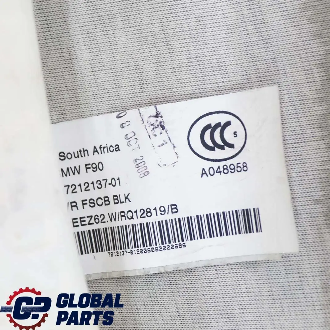 BMW E90 E91 LCI Interior Asiento Delantero Izquierdo Derecho Funda Cuero Negro - SKU 7246805 - Número de pieza 7246805