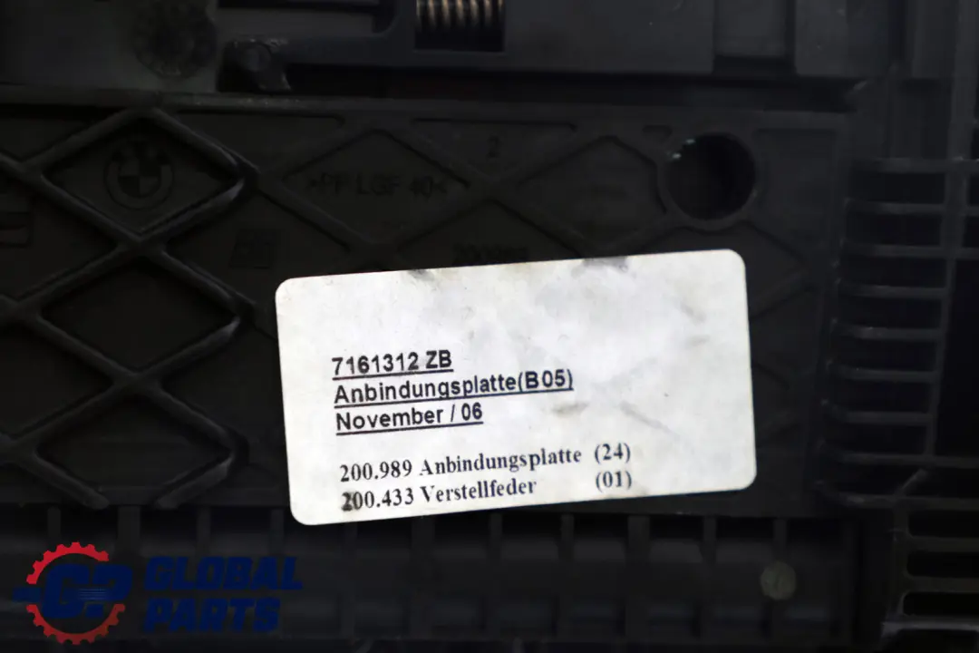 BMW E81 E82 E88 Siège avant sport support de cuisse en cuir noir - SKU 7247337 - Numéro de pièce 7247337