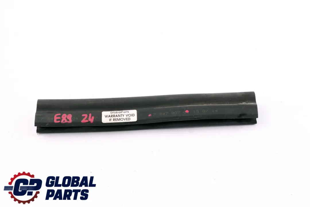 Seal Gasket Hood Bonnet Rear to BMW Z4 Series E89 Roadster Cabrio with Part number 7247907 BMW Z4 Series E89 Roadster Cabrio Seal Gasket Hood Bonnet Rear - SKU 7247907 - Part number 7247907