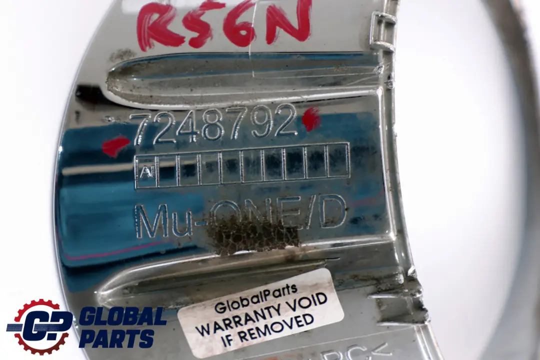 Blende Nebelscheinwerfer Rechts Chrom für BMW Mini Cooper One R55 R56 LCI mit Teilenummer 7248792 BMW Mini Cooper One R55 R56 LCI Blende Nebelscheinwerfer Rechts Chrom - SKU 7248792 - Teilenummer 7248792