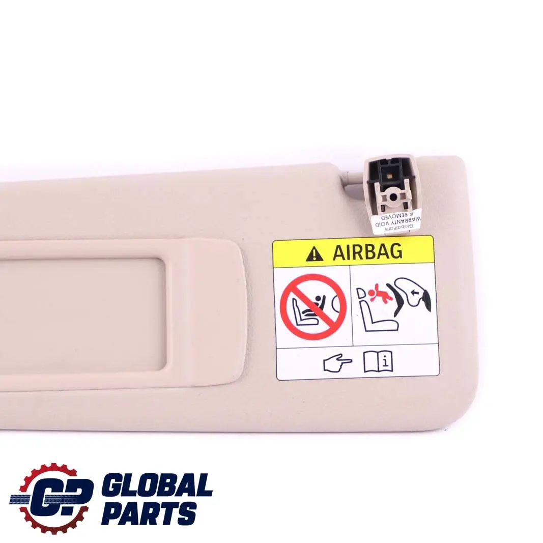 5er F10 F11 Sonnenblende mit Label Spiegel links Oyster für BMW mit Teilenummer 7248857 BMW 5er F10 F11 Sonnenblende mit Label Spiegel links Oyster - SKU 7248857 - Teilenummer 7248857