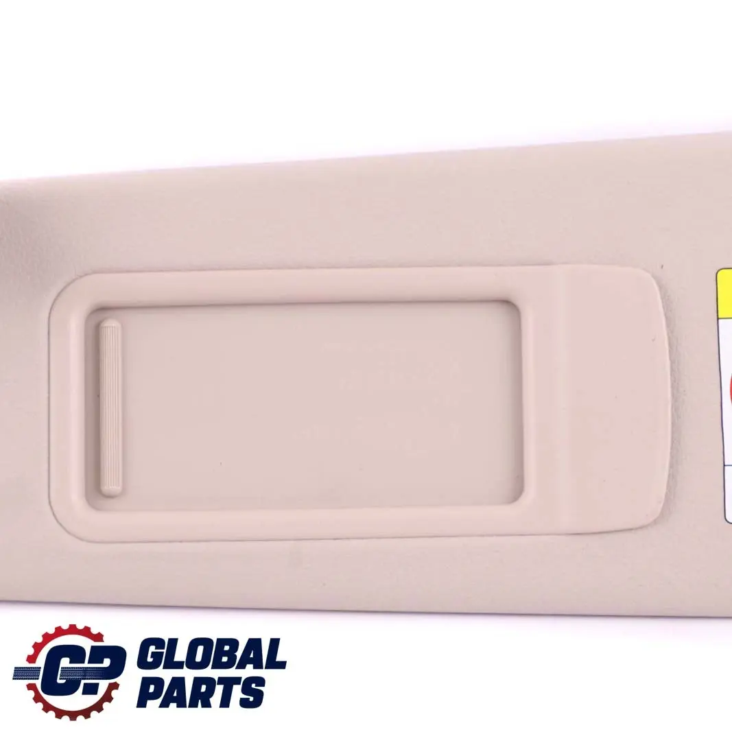 BMW 5 Series F10 F11 Sun Visor With Label Mirror Left N/S Oyster - SKU 7248857 - Part number 7248857