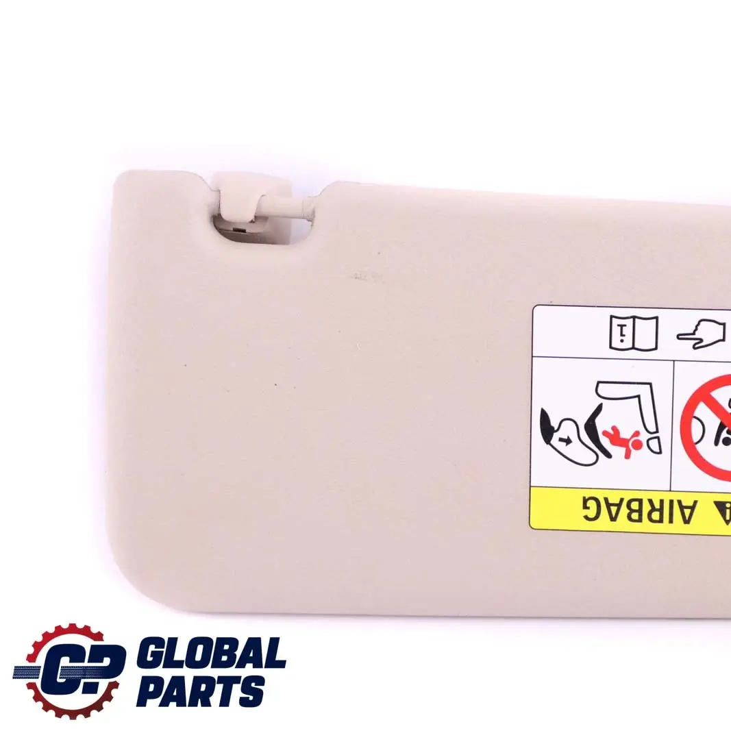 BMW 5 Series F10 F11 Sun Visor With Label Mirror Left N/S Oyster - SKU 7248857 - Part number 7248857