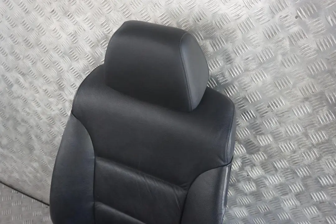 BMW 5 Reihe E60 E61 Vorne Rechts Sitz Leder Schwarz - SKU 7249321-5 - Teilenummer 7249321