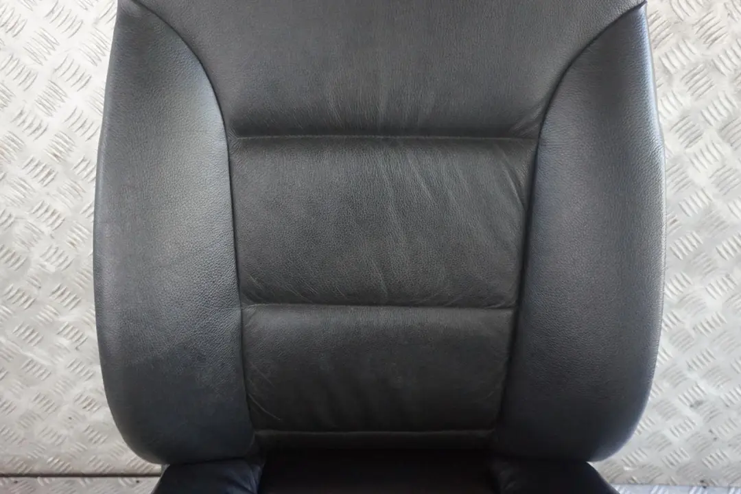 BMW 5 Reihe E60 E61 Vorne Rechts Sitz Leder Schwarz - SKU 7249321-5 - Teilenummer 7249321