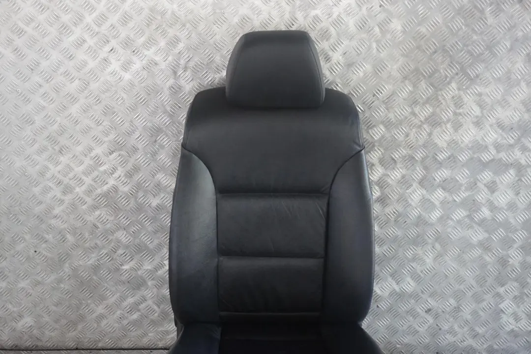 BMW 5 Reihe E60 E61 Vorne Rechts Sitz Leder Schwarz - SKU 7249321-5 - Teilenummer 7249321